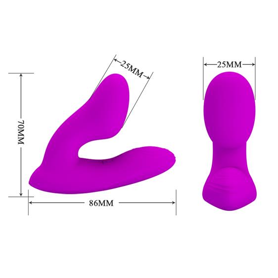 ��������������� �������� Pretty Love Melvin Anal Vibrator Massager Purple, 8,6 � 7 � 2,5 ��