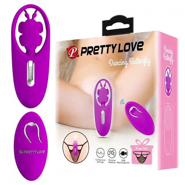   Pretty Love Dancing Butterfly Stimulator Purple,   