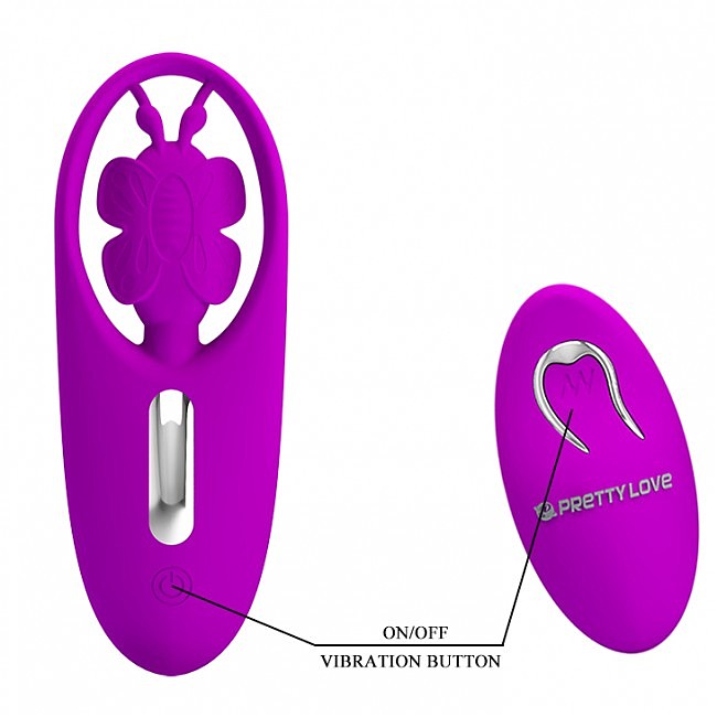   Pretty Love Dancing Butterfly Stimulator Purple,   