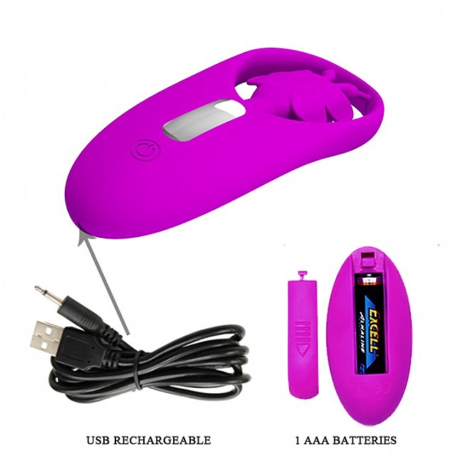   Pretty Love Dancing Butterfly Stimulator Purple,   