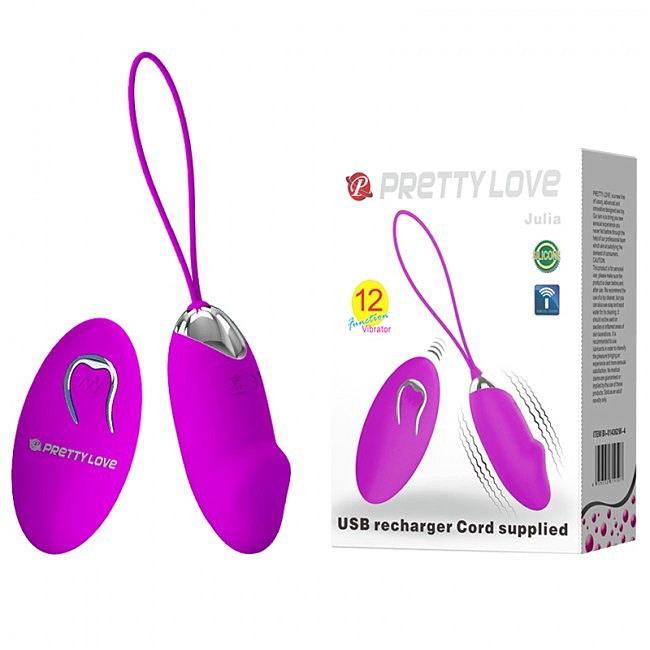    Pretty Love Julia Vibrating Egg Purple,   , 7  3,1 