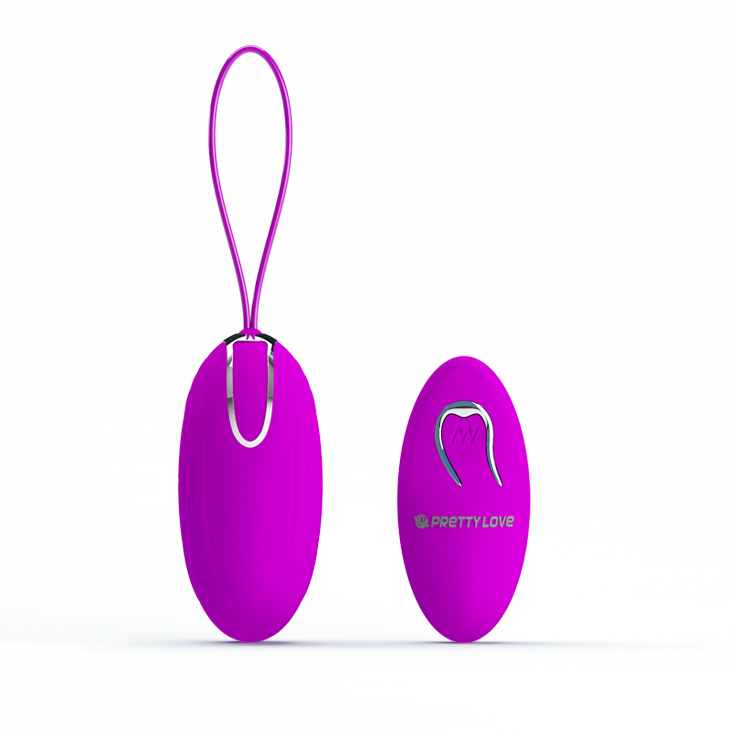 ��������� � ������������� ����������� Pretty Love Jacqueline Vibrating Egg Purple, 7,8 � 3,7 ��