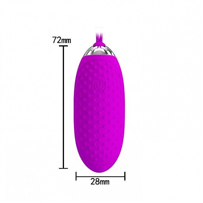     Pretty Love Joannna Vibrating Egg Purple, 7,2  2,8 