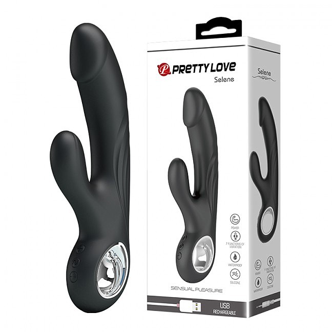  - Pretty Love Selene Vibrator Black, -, 19  3 