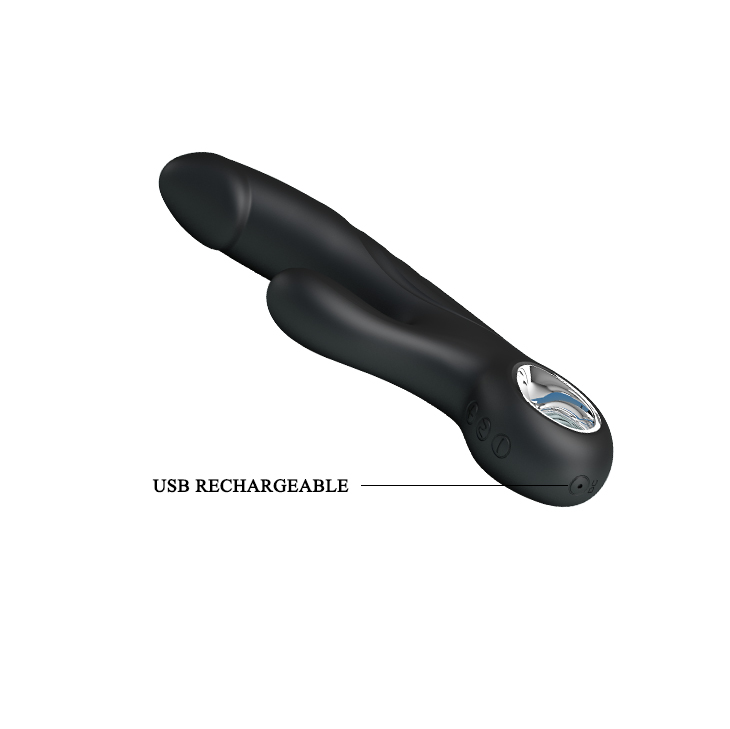 �������������� ��������-������ Pretty Love Selene Vibrator Black, �������-������, 19 � 3 ��