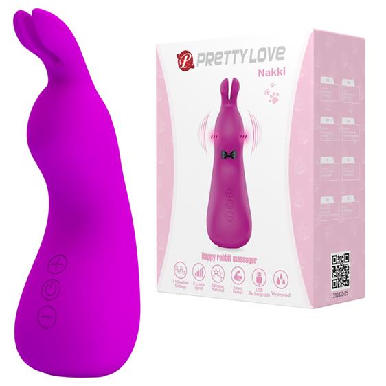 ������������ �������� � ����� ������� Pretty Love Nakki Massager Purple, 12,2 � 4,2 ��