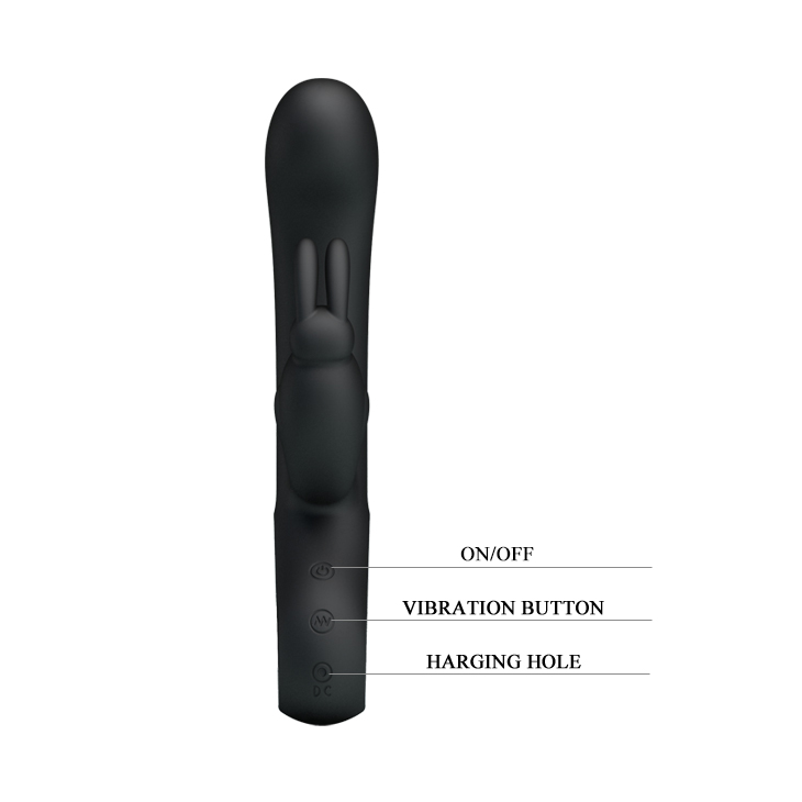 ��������-������ Pretty Love Webb Vibrator Black, 12 ������� ��������, 21 � 3,9 ��