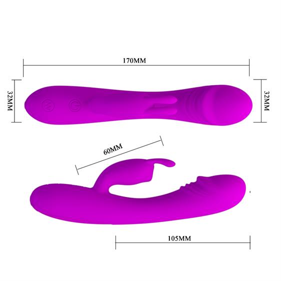 - Pretty Love Hunter Vibrator Purple, 30  , 17  3,2 