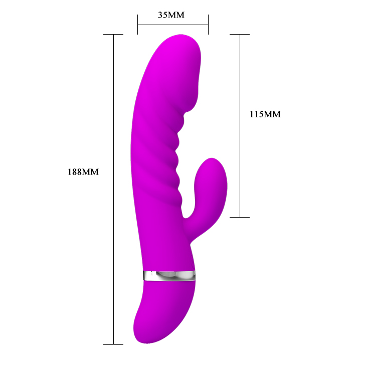 ��������-������ Pretty Love Tracy Vibrator Purple, 7 ������� �������� � ���������, 18,8 � 3,5 ��