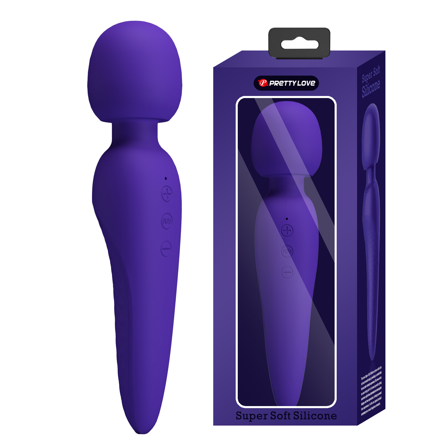 �������������� �������������-�������� Pretty Love Meredith Massager Purple, 21,5 � 5 ��