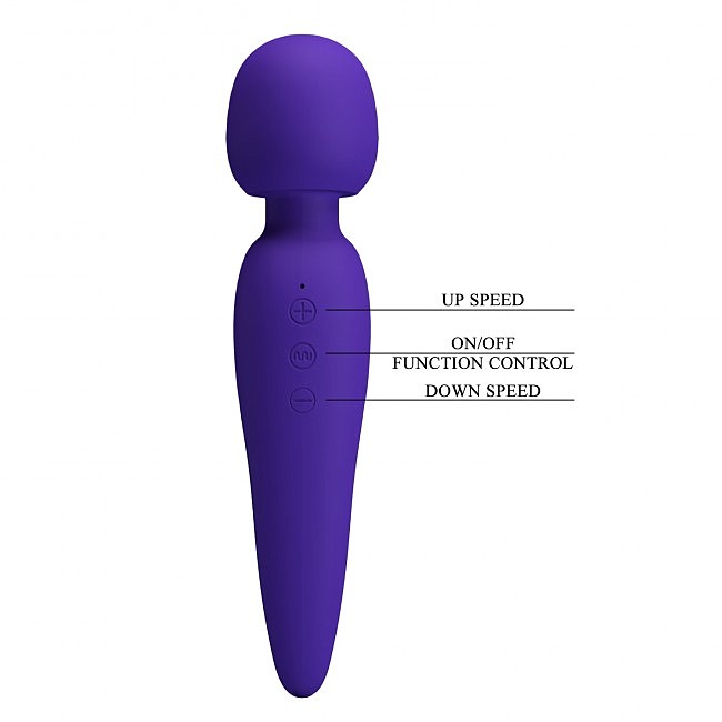  - Pretty Love Meredith Massager Purple, 21,5  5 