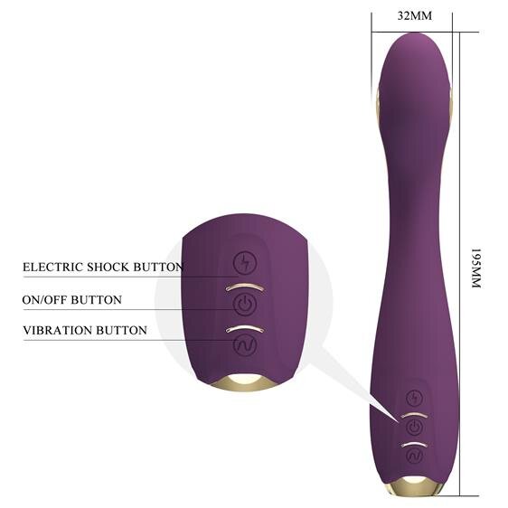  -   Hector Vibrator Dark Purple (App), 19,5  3,2 
