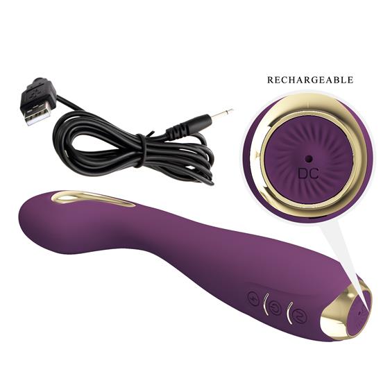 ����������� �����-�������� � ������������������ Hector Vibrator Dark Purple (App), 19,5 � 3,2 ��