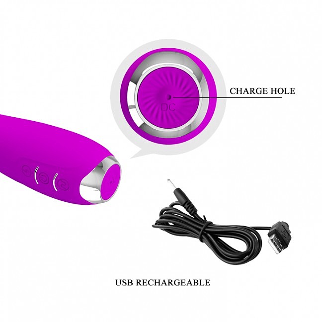 -  G   Pretty Love Hector Vibrator, 19,5  3,2 