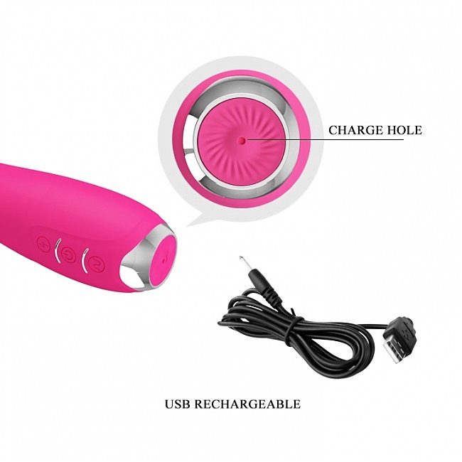 -  G   Pretty Love Hector Vibrator, 19,5  3,2 