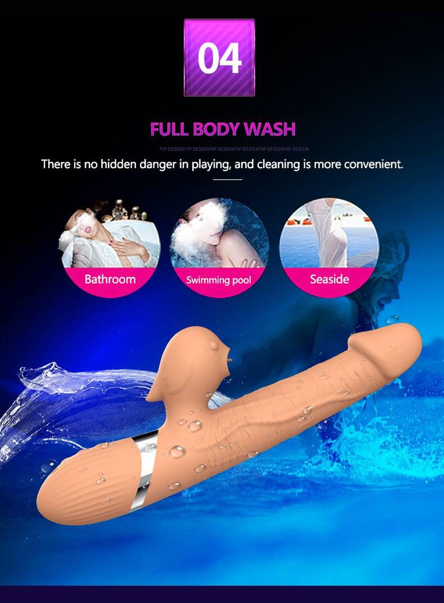 ��������-������ Basia Thtusting Vibrator 2in1, �������� + ������� + ������ �����-����, 24 � 3,5 ��