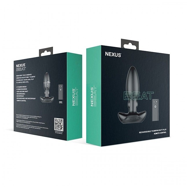   Nexus Beat Butt Plug,  , 10,8  4,2 