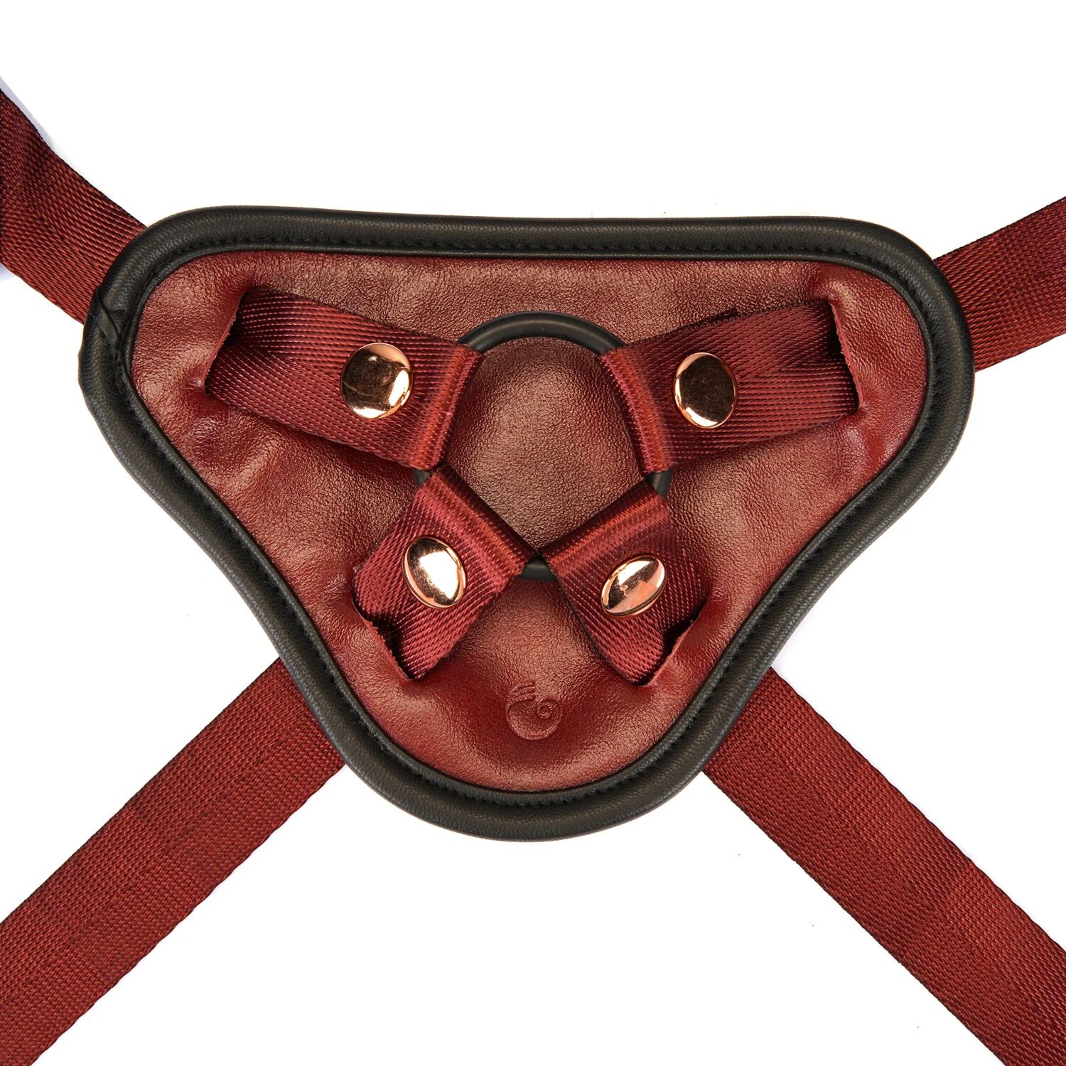 ������� ��� �������� Liebe Seele Wine Red Strap-on Harness, 3 �������������� ������