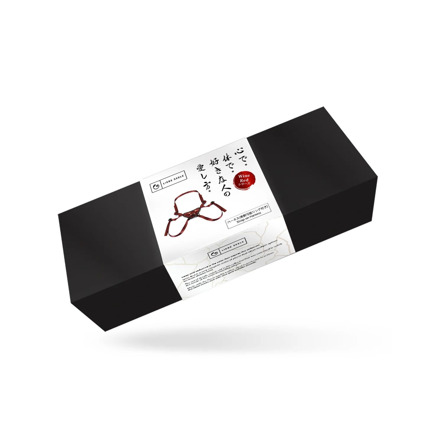 ������� ��� �������� Liebe Seele Wine Red Strap-on Harness, 3 �������������� ������