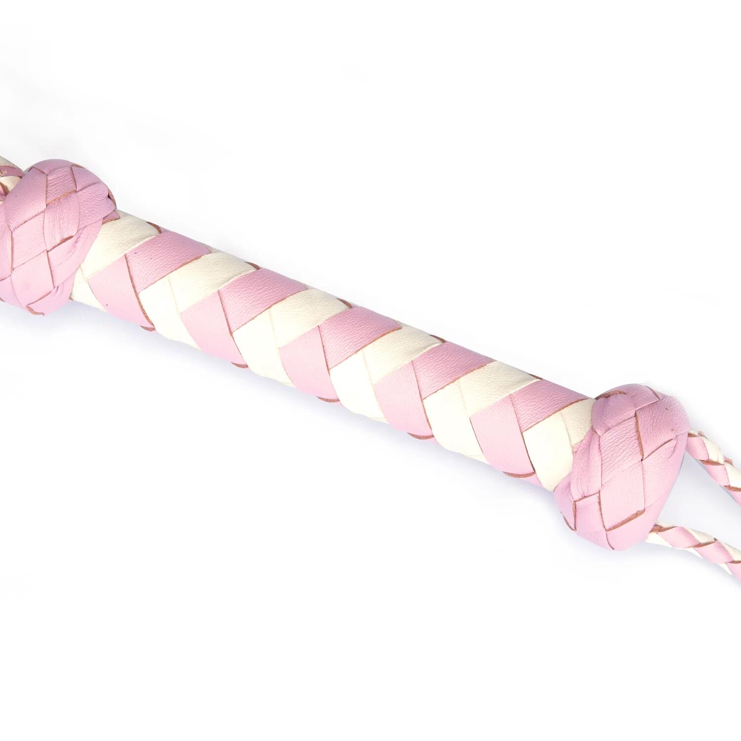 ������� � ��������� ������� ������ Liebe Seele White & Pink Leather Whip, 63 ��