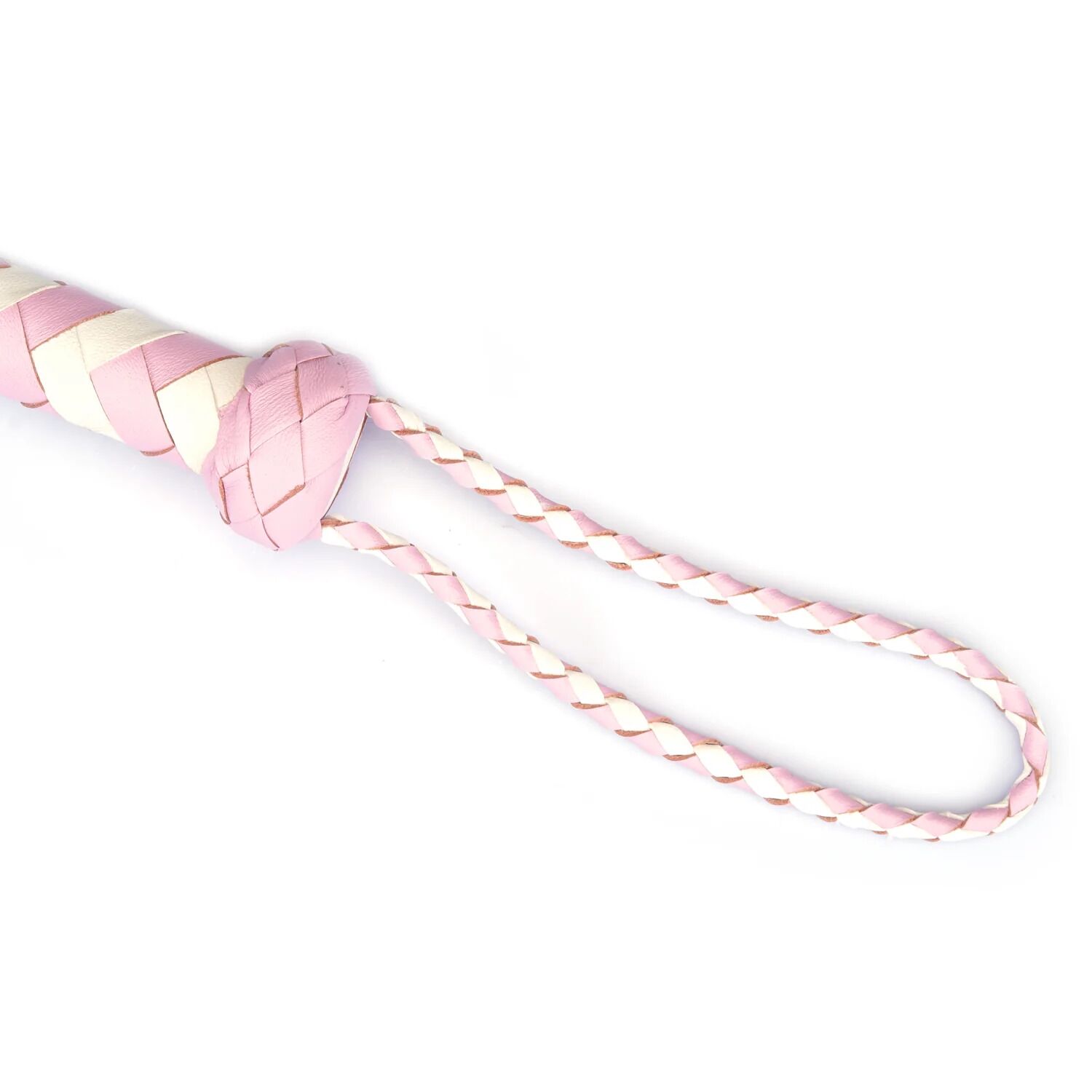 ������� � ��������� ������� ������ Liebe Seele White & Pink Leather Whip, 63 ��