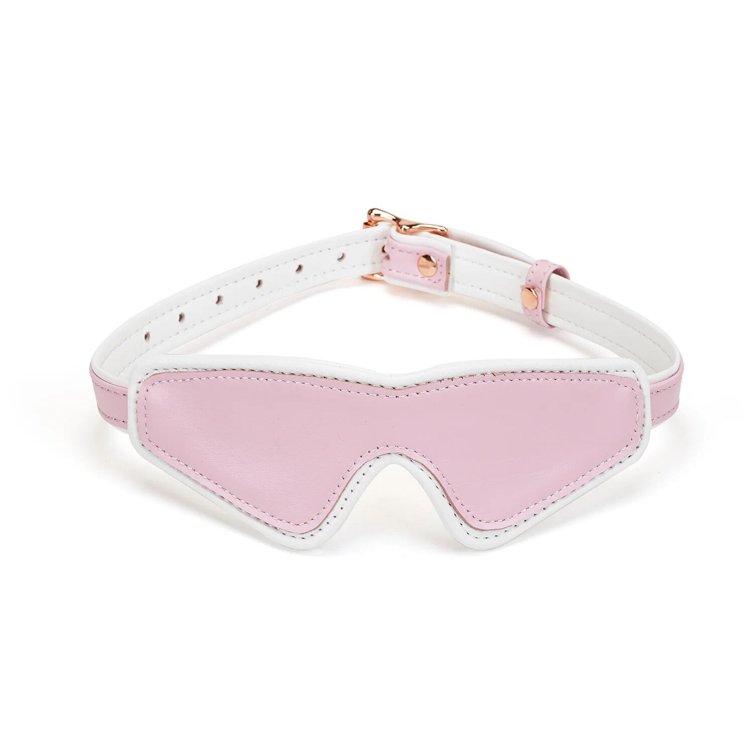 ������� ����� Liebe Seele White & Pink Fairy Goat Leather Blindfold, ������-����� ����