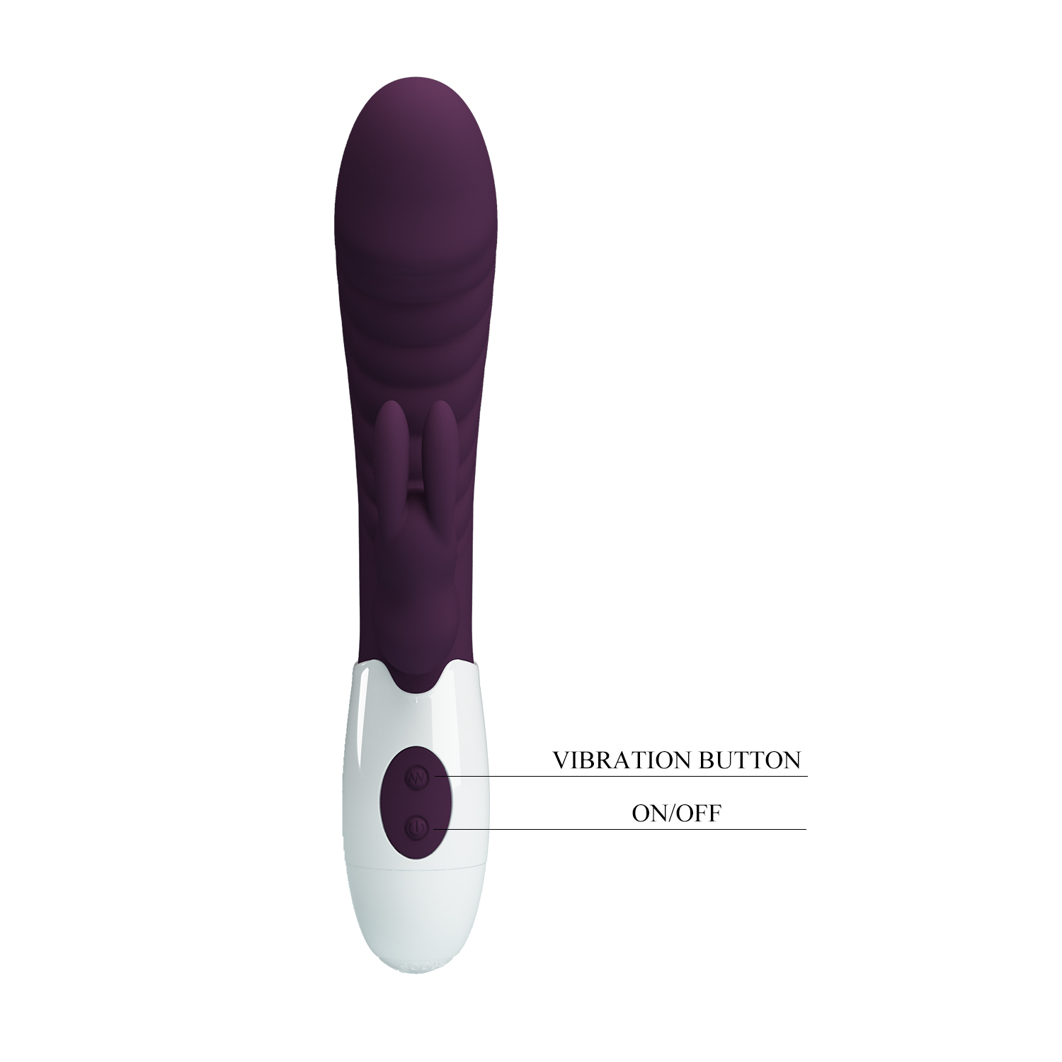��������-������ Pretty Love Naughty Bunny Vibrator Dark Purple, 19,8 � 3,6 ��