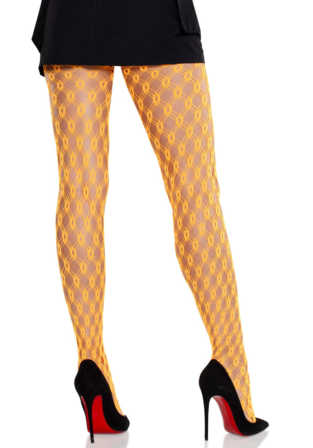 �������� �������� Leg Avenue Eyelet Net Tights Neon Orange One Size, �������������� ����