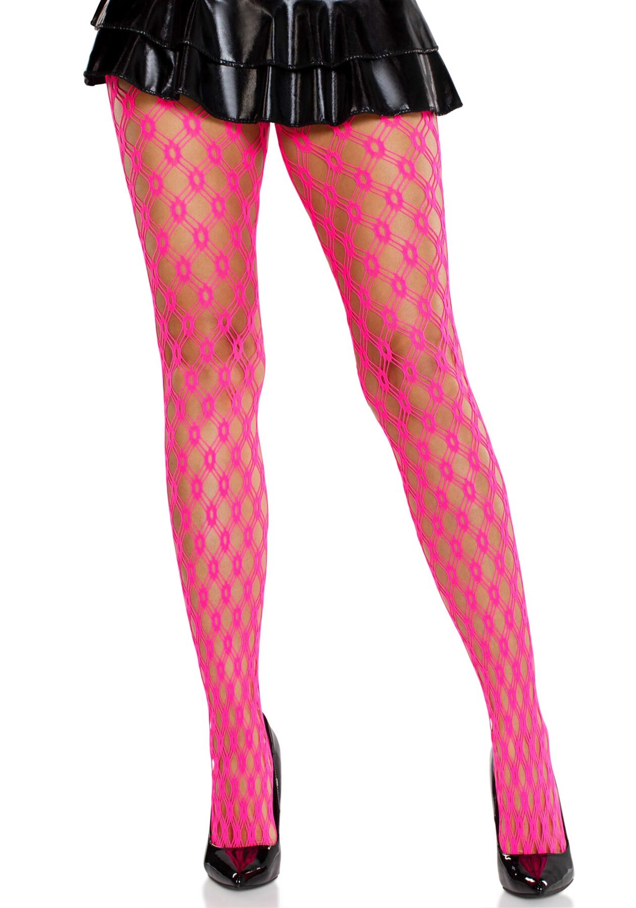 �������� �������� Leg Avenue Eyelet Net Tights Neon Orange One Size, �������������� ����