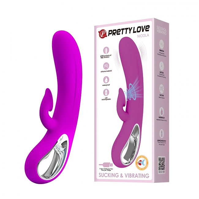 - Pretty Love Nicola Vibrator Purple, - , 24  3,5 