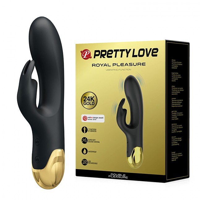  - Pretty Love Royal Pleasure Double Pleasure Black, 19,2  3,8 
