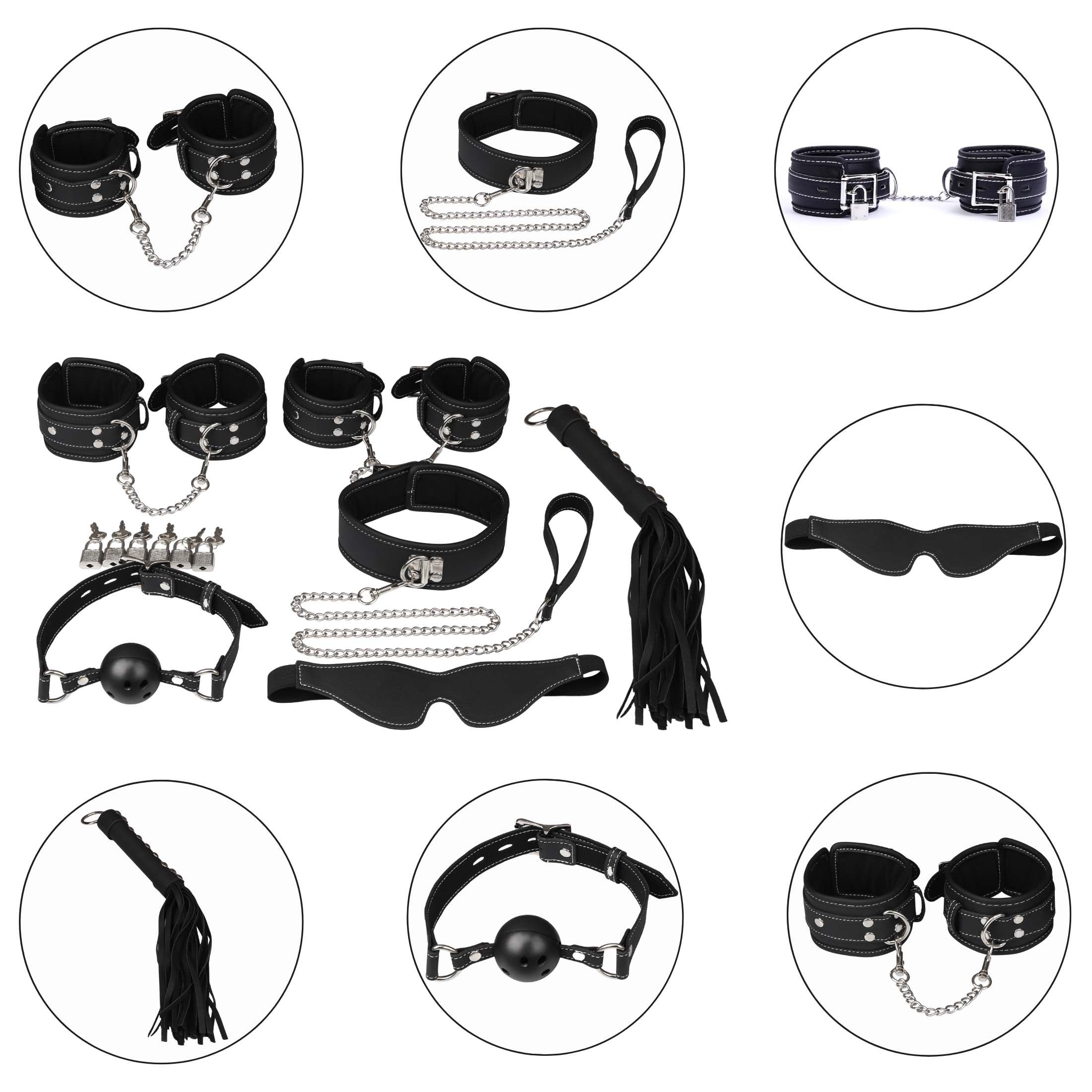   Erospace Wild Play Luxury BDSM Set 7 pcs C10, 7 , 