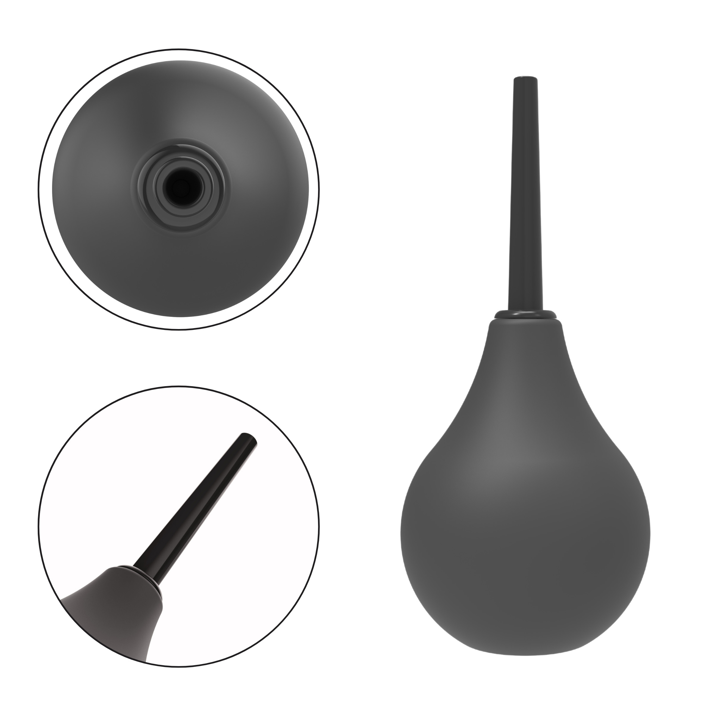 �������� ��� Erospace Wild Play Anal Douche C5 Black, ����� 224 ��