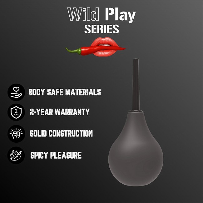   Erospace Wild Play Anal Douche C5 Black,  224 