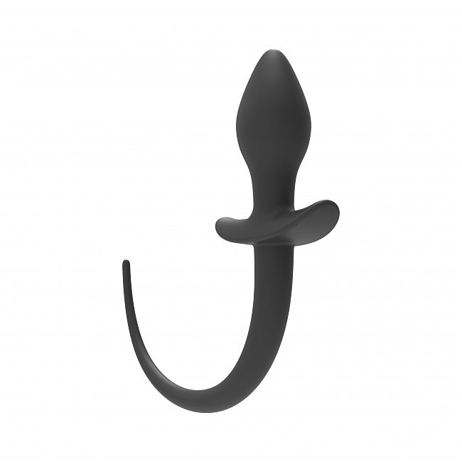     Erospace Wild Play Anal Plug With Tail C3 BLACK, 9  3,2 