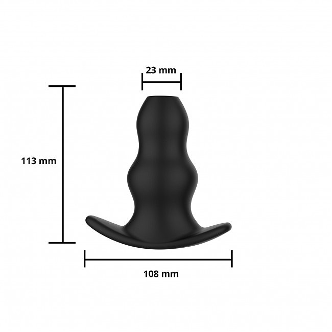   - Erospace Wild Play Hollow Anal Plug C1, 10,7  4,5 