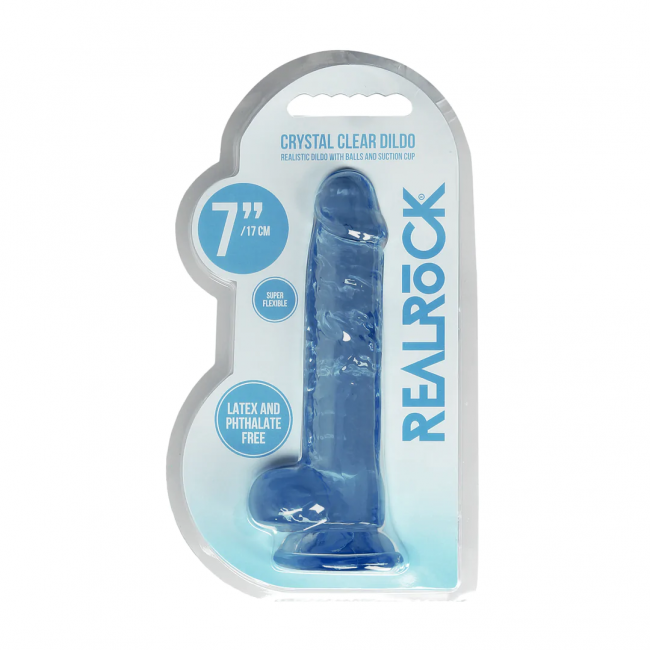     Realrock Dildo 7 Blue, -, 19  3,5 
