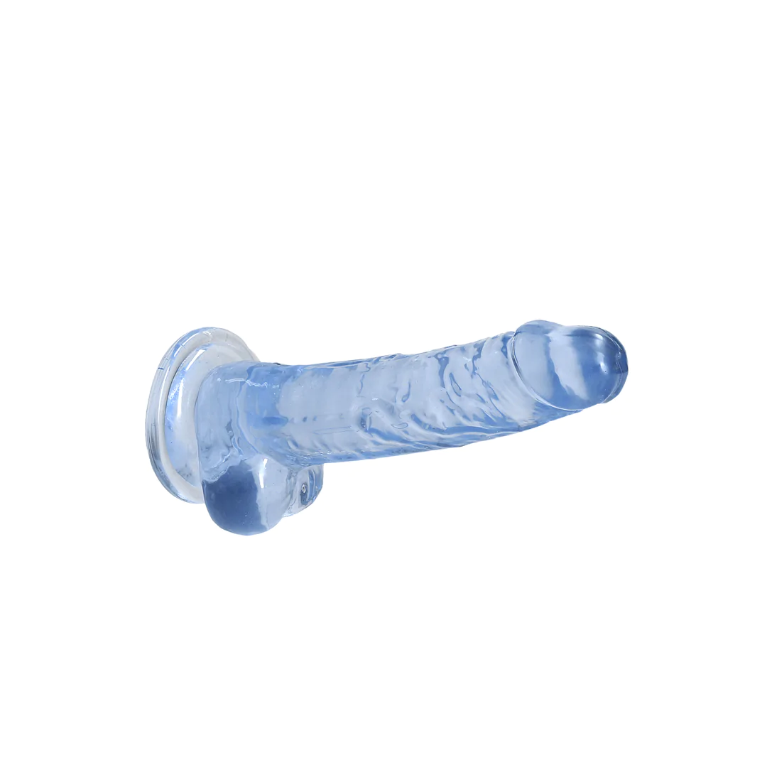 ������� ������������� �� �������� Realrock Dildo 7 Blue, ���������-�������, 19 � 3,5 ��