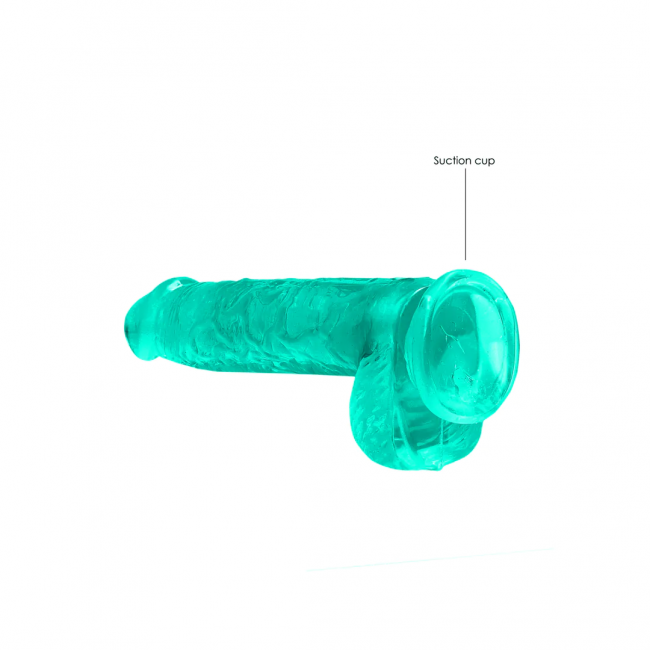      Realrock Dildo 6 Turquoise, 17  2,5 