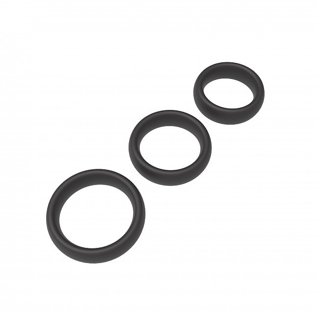     Erospace Mens Play Set Of 3 Cock Rings B9, 3 