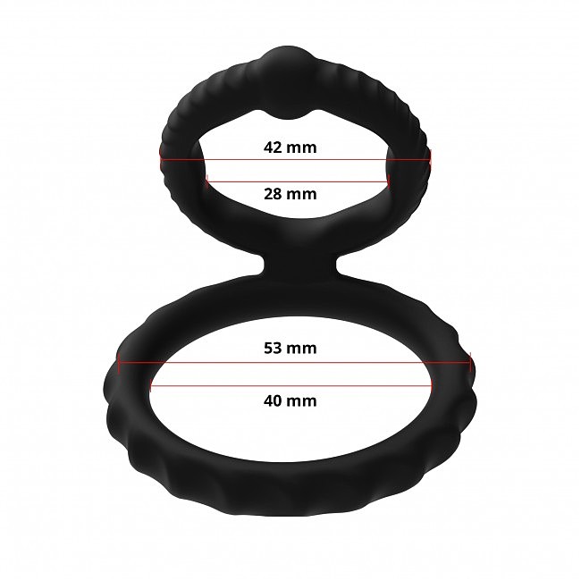    Erospace Mens Play Silicone Cock Ring B8, 