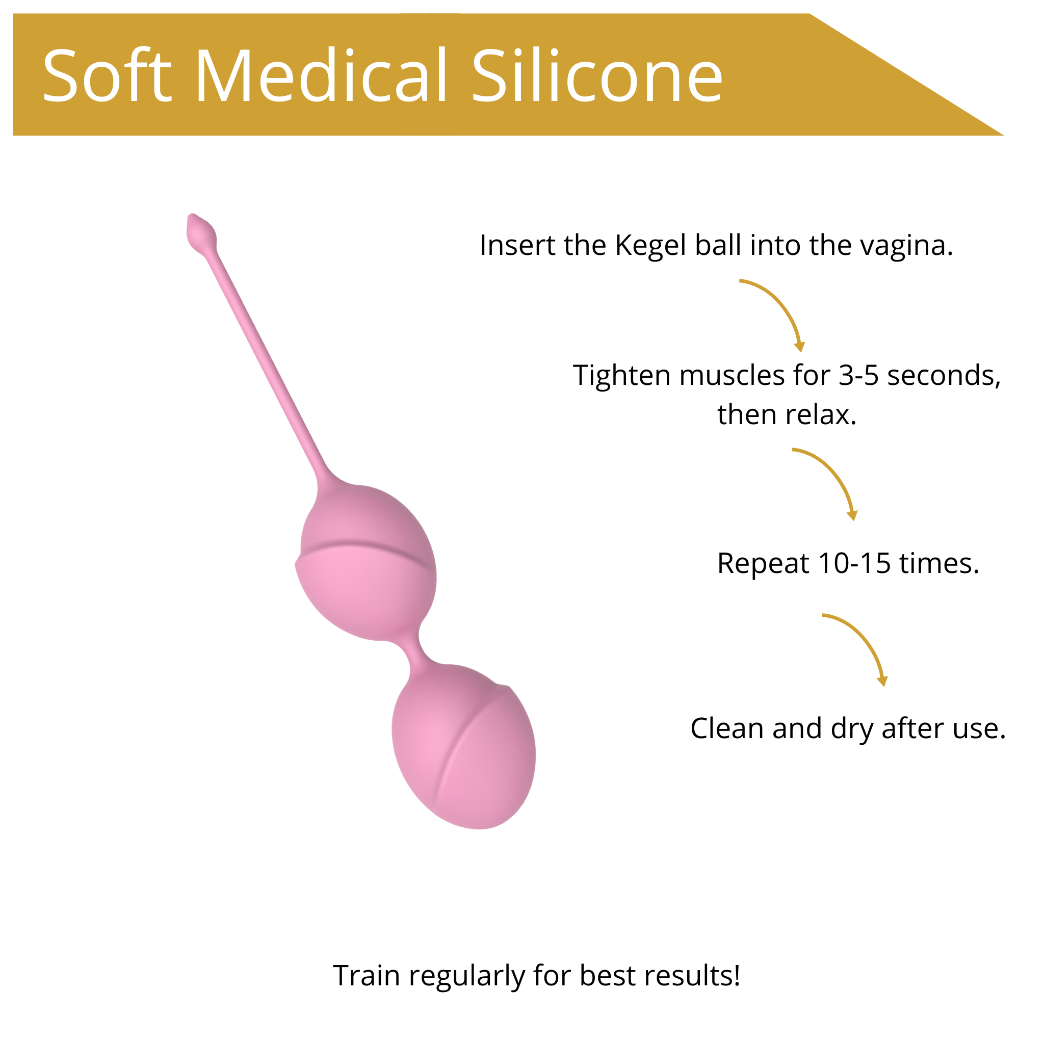 ����������� ����������� ������ Erospace Sweet Play Kegel Balls A11, �������