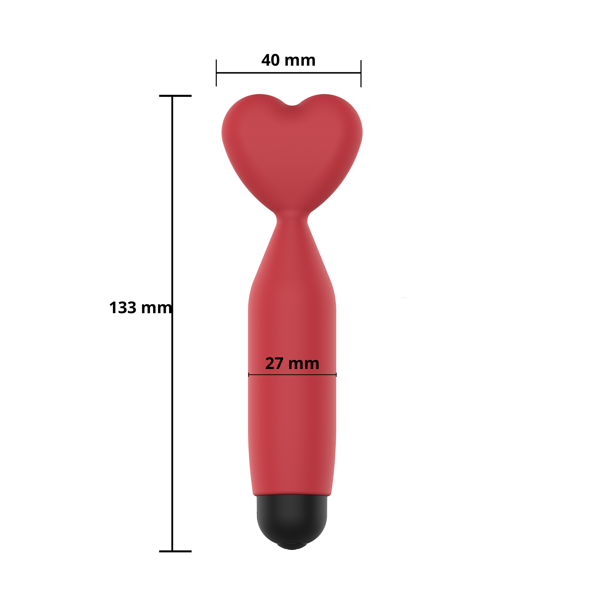 ������������ ��������-�������� Erospace Sweet Play Mini Heart Vibrator A14, 10 ������� ������