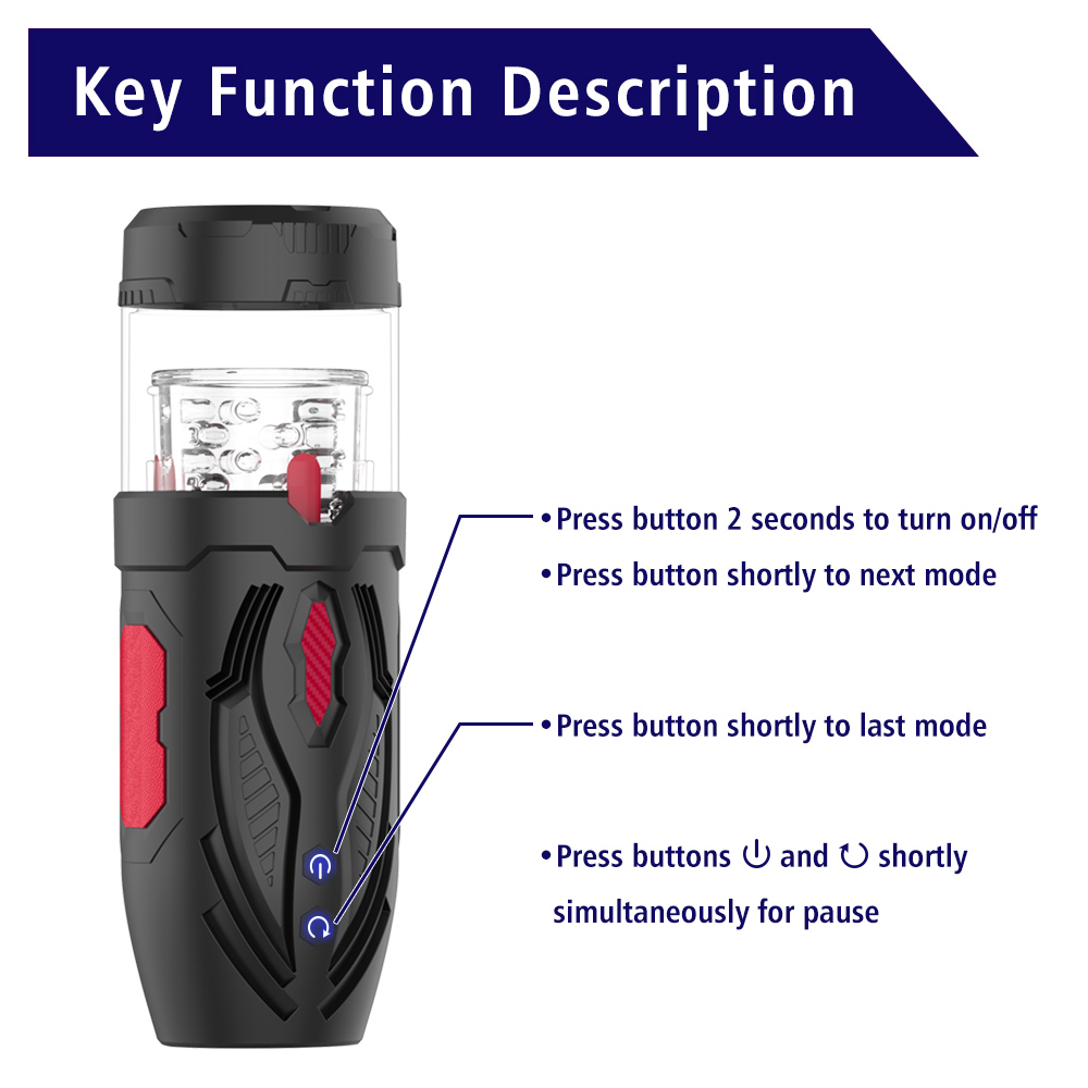  ����������� � �������� � �������� Erospace Mens Play Automatic Male Masturbator B1, 7 ������� ������