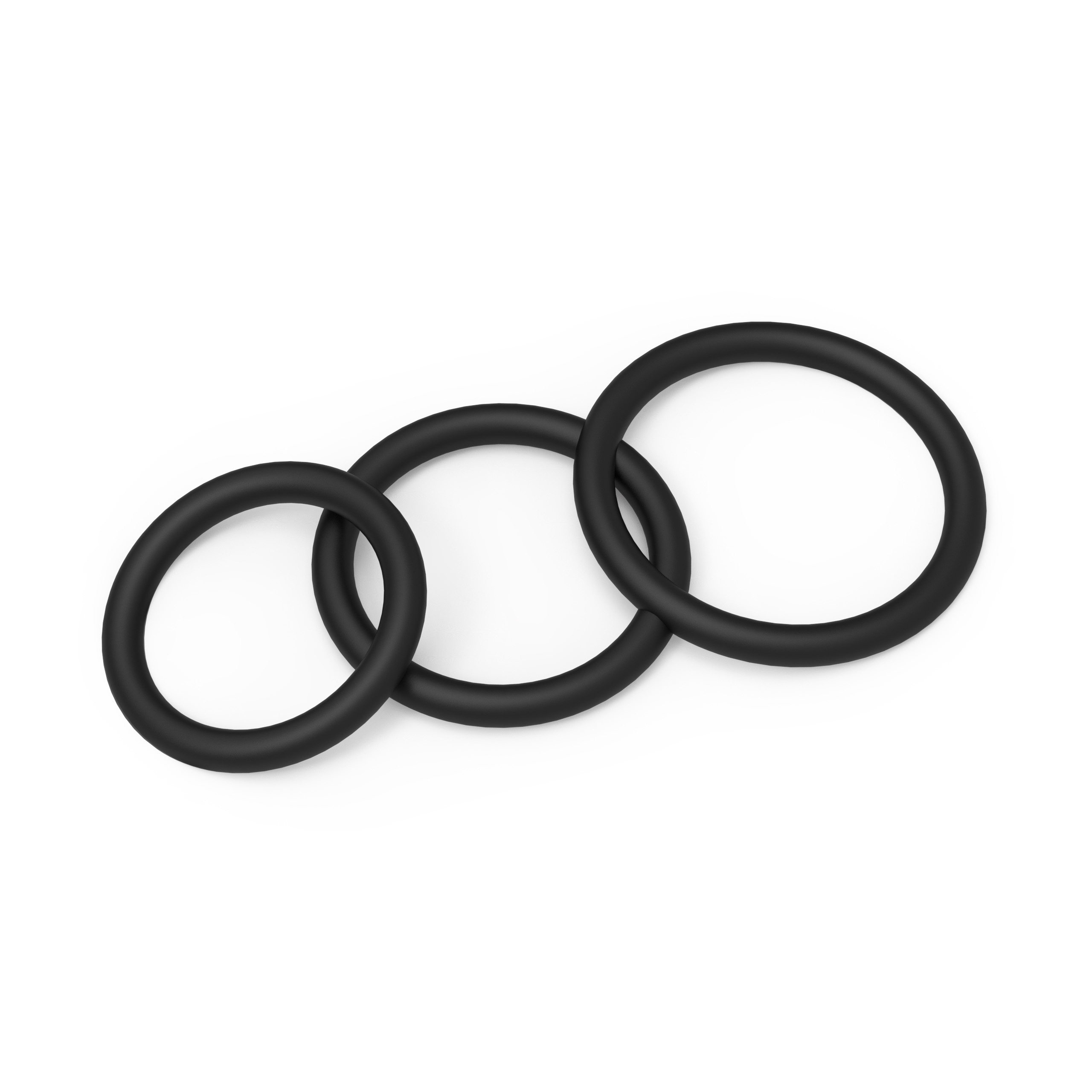   3-   Erospace Mens Play Set Of 3 Cock Rings B7, 