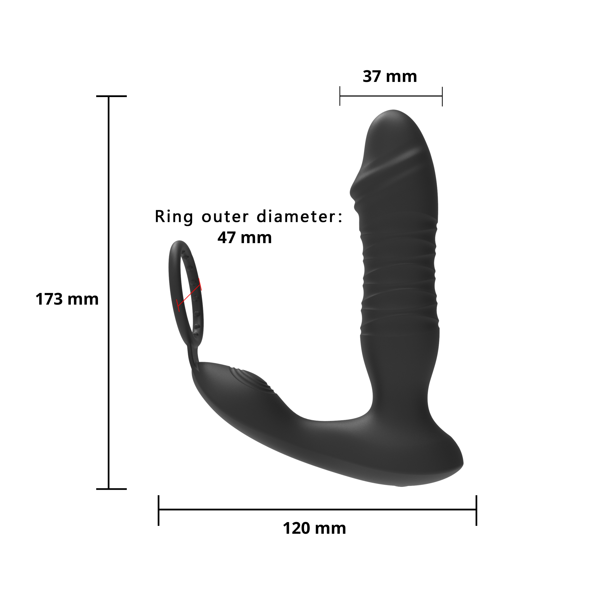 �����-�������� �������� Mens Play Thrusting Prostate Massager APP Controlled B5 � ����������� �������
