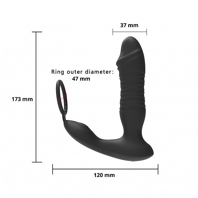 -  Mens Play Thrusting Prostate Massager APP Controlled B5   