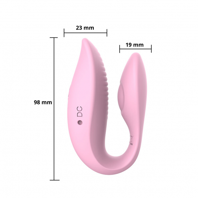 -   Erospace Sweet Play C-Type Vibrator App Control A7, 10  