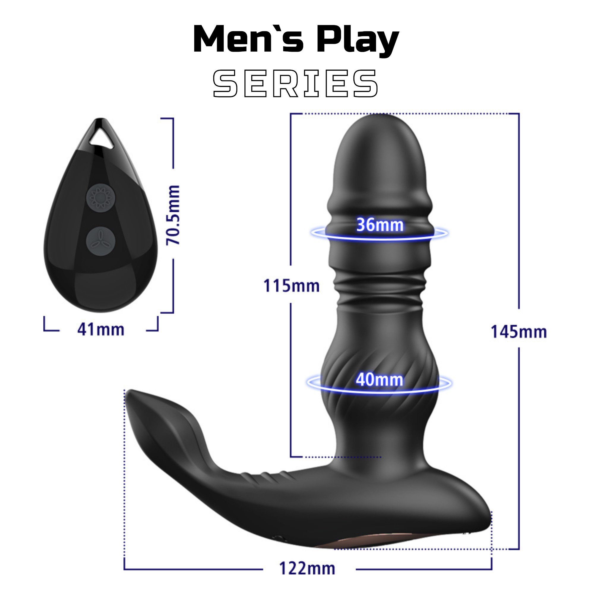 �������� �������� Mens Play Thrusting Prostate Massager B4 Erospace, 7 ������� �������� � �������