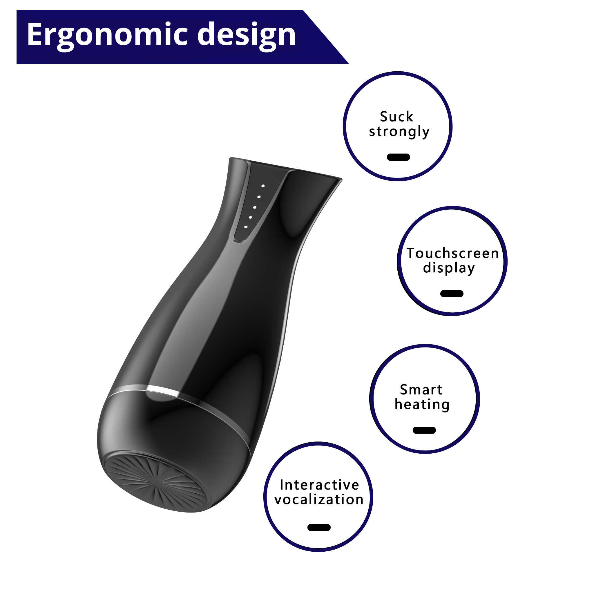 ����������� � ���������, ����������� � ���������� Mens Play Vacuum Male Masturbator B6, 25,5 � 9,1 ��